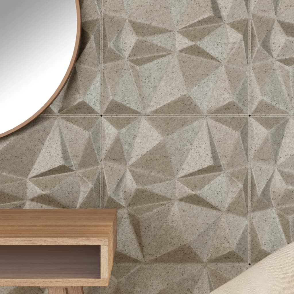 Pannelli Murali 12 pz Beton 50x50 cm XPS 3 m² Diamante