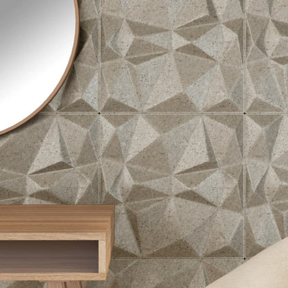 Pannelli Murali 12 pz Beton 50x50 cm XPS 3 m² Diamante