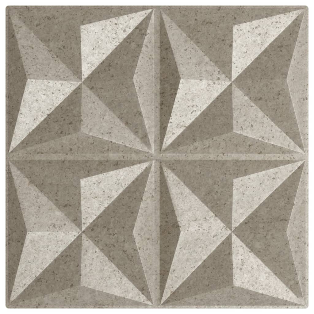 Pannelli Murali 12 pz Beton 50x50 cm XPS 3 m² Origami