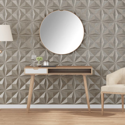 Pannelli Murali 24 pz Beton 50x50 cm XPS 6 m² Origami