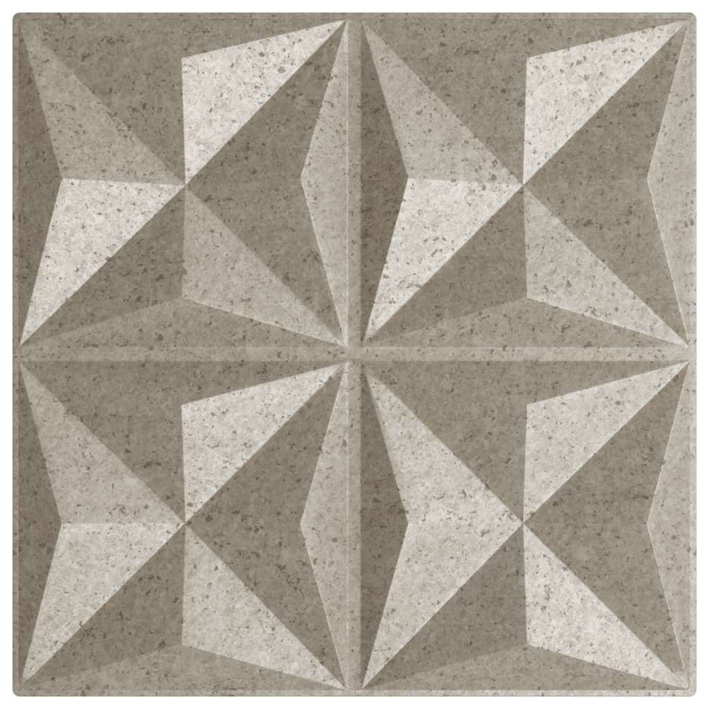 Pannelli Murali 48 pz Beton 50x50 cm XPS 12 m² Origami