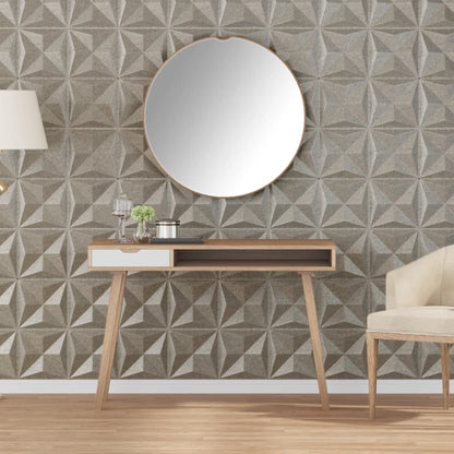 Pannelli Murali 48 pz Beton 50x50 cm XPS 12 m² Origami