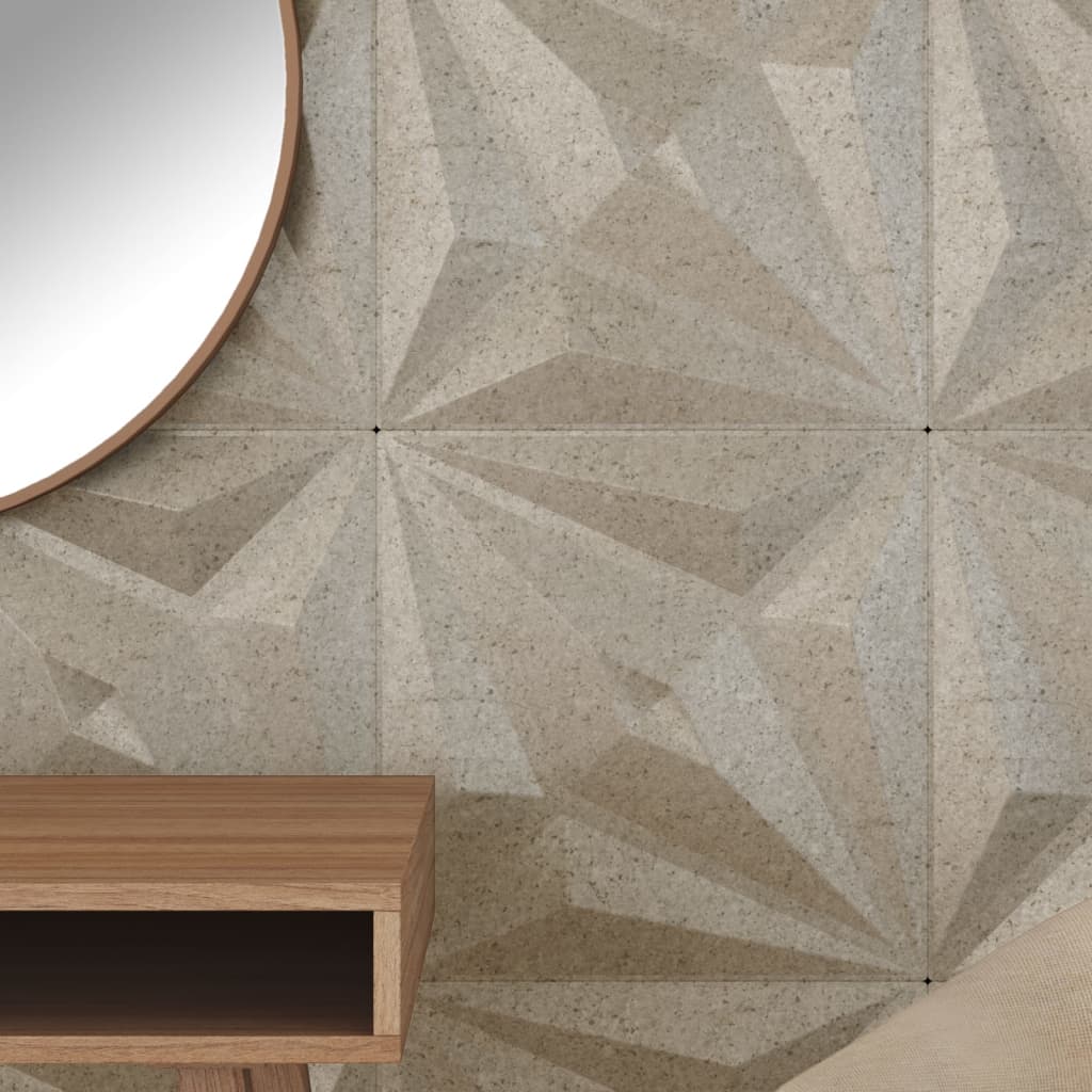 Pannelli Murali 24 pz Beton 50x50 cm XPS 6 m² Stella
