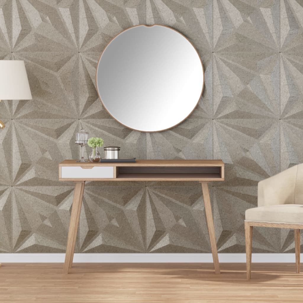 Pannelli Murali 48 pz Beton 50x50 cm XPS 12 m² Stella