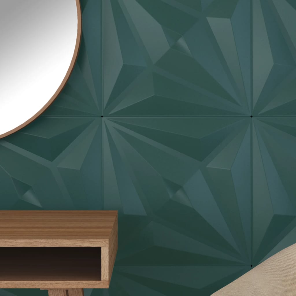 Pannelli Murali 48 pz Verdi 50x50 cm XPS 12 m² Stella