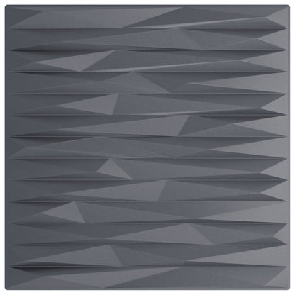 Pannelli Murali 48 pz Grigi 50x50 cm XPS 12 m² Pietra
