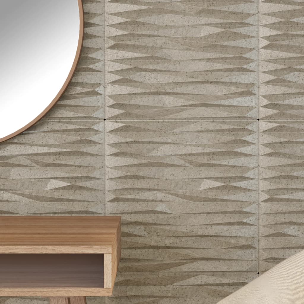 Pannelli Murali 12 pz Beton 50x50 cm XPS 3 m² Pietra