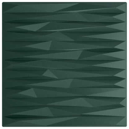 Pannelli Murali 12 pz Verdi 50x50 cm XPS 3 m² Pietra