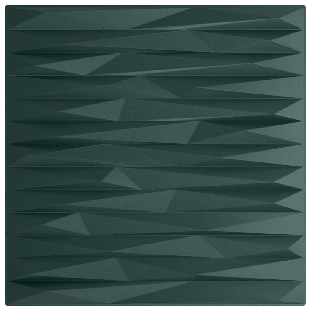 Pannelli Murali 24 pz Verdi 50x50 cm XPS 6 m² Pietra