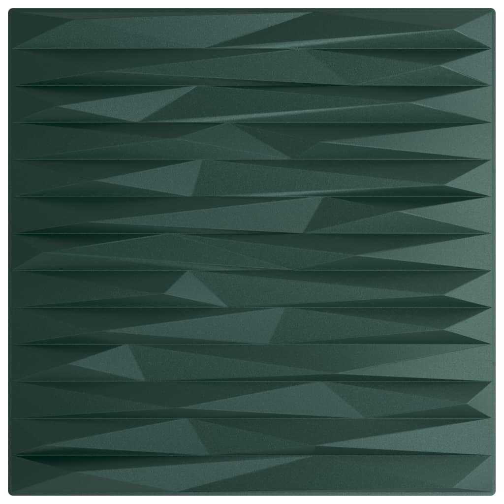 Pannelli Murali 48 pz Verdi 50x50 cm XPS 12 m² Pietra