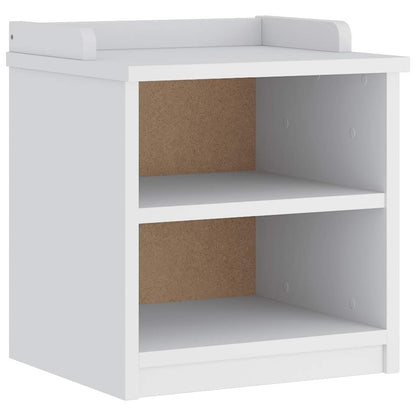 Panca da Corridoio SANDNES Bianca 45x40x50 cm in Legno di Pino