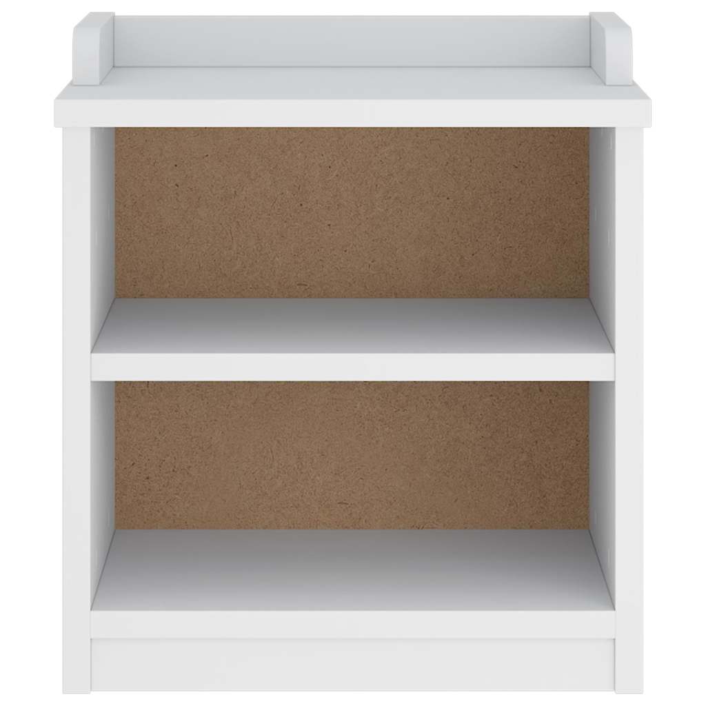 Panca da Corridoio SANDNES Bianca 45x40x50 cm in Legno di Pino