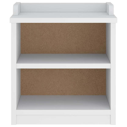 Panca da Corridoio SANDNES Bianca 45x40x50 cm in Legno di Pino