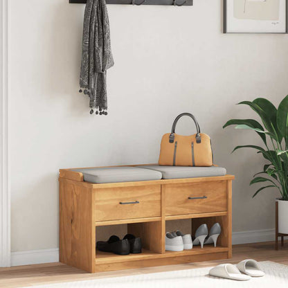 Panca da Corridoio SANDNES 87x40x50 cm Legno Massello di Pino