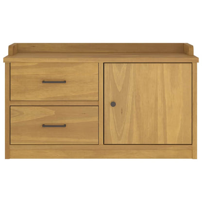 Panca da Corridoio SANDNES 87x40x50 cm Legno Massello di Pino