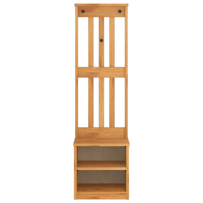 Albero da Ingresso SANDNES 45x40x159,5 cm in Legno di Pino