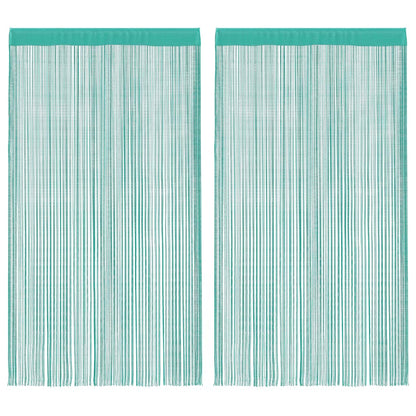 Tende a Filo 2 pz Turchese 140x250 cm