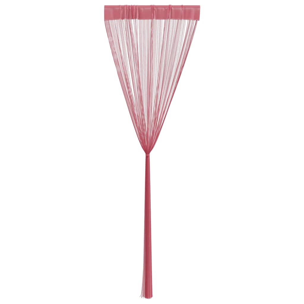 Tende a Filo 2 pz Rosa 100x250 cm
