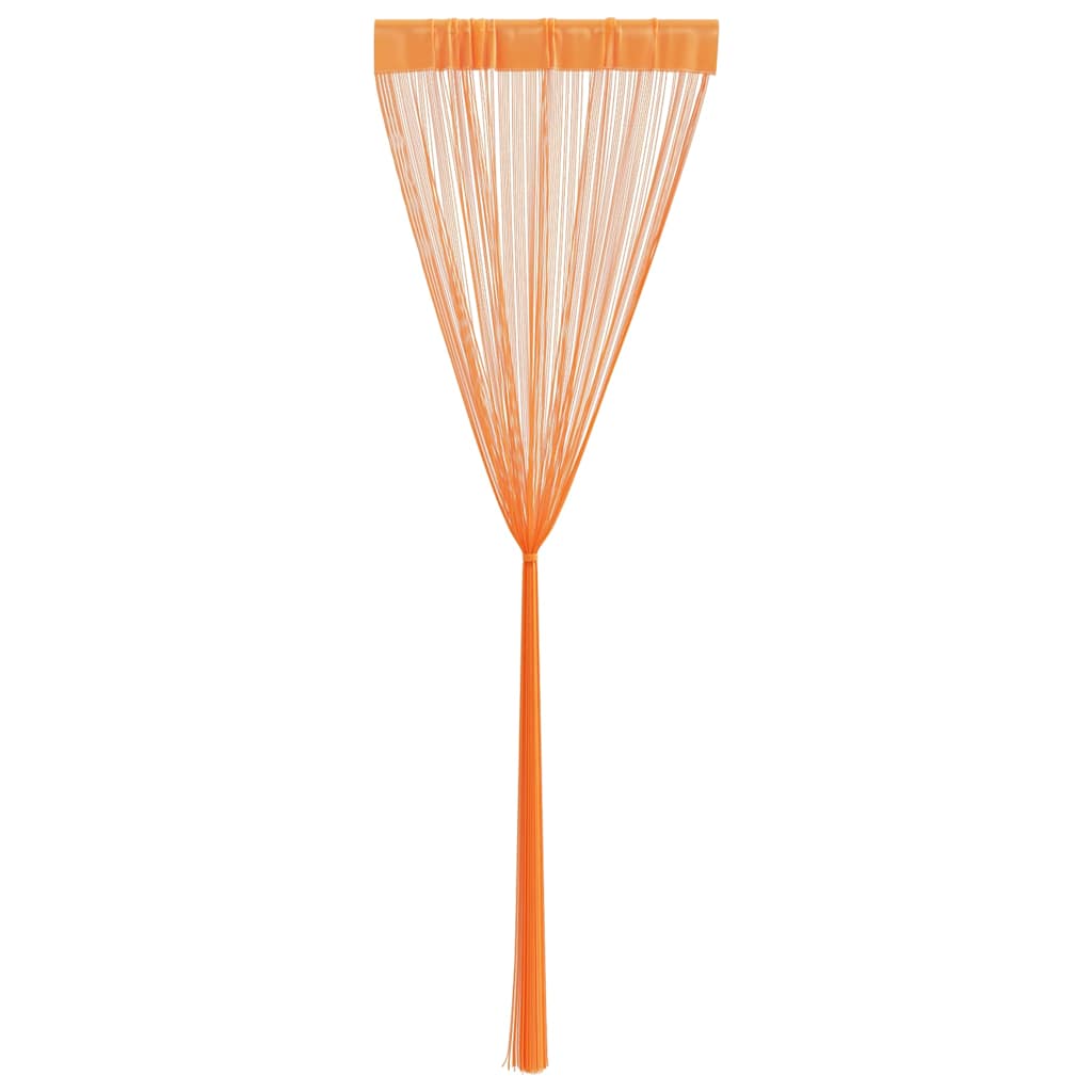 Tende a Filo 2 pz Arancio 100x250 cm