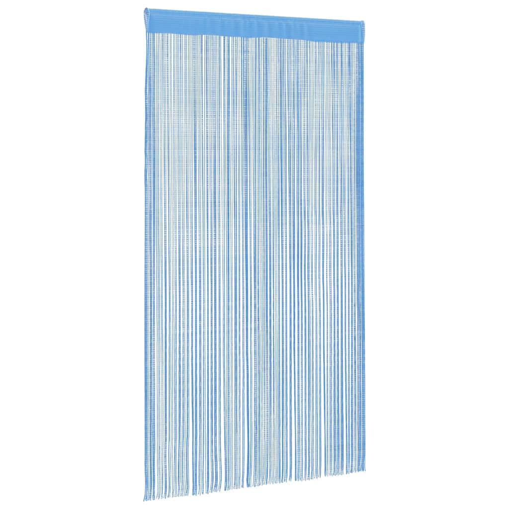 Tende a Filo 2 pz Azzurro 100x250 cm