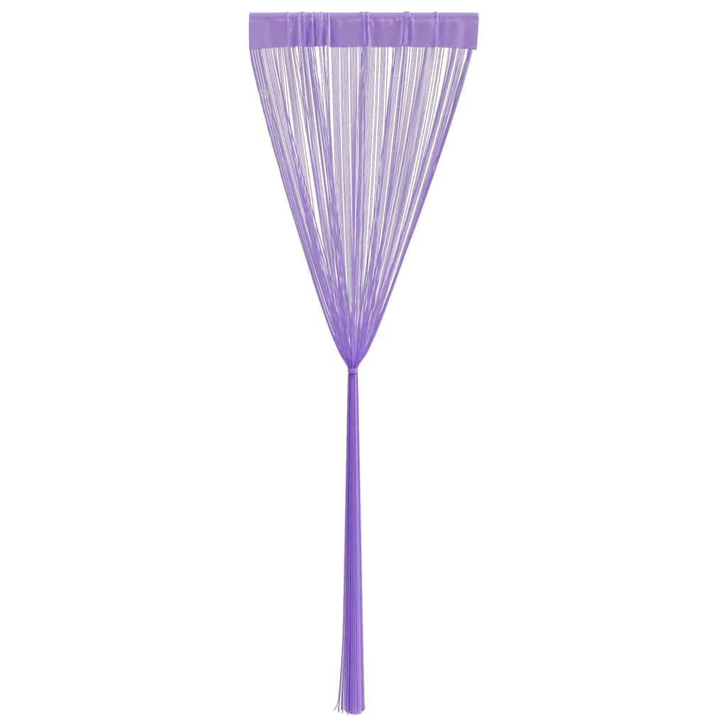 Tende a Filo 2 pz Viola 100x250 cm