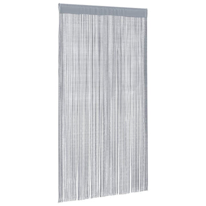 Tende a Filo 2 pz Grigio Chiaro 140x250 cm