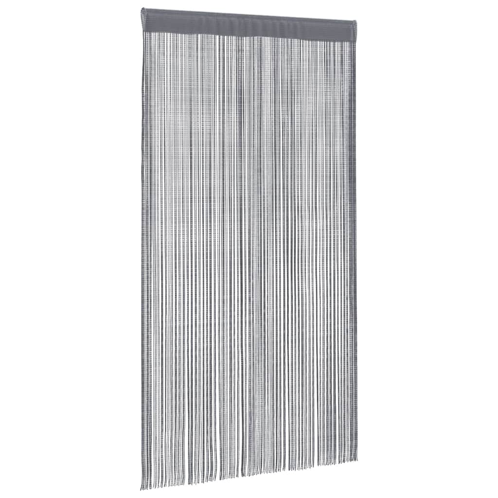 Tende a fili 2 pz Antracite 100x250 cm