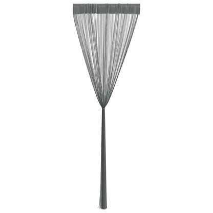 Tende a fili 2 pz Antracite 140x250 cm