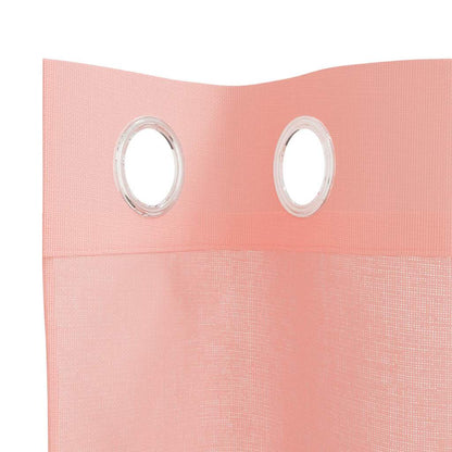 Tende in Voile con Occhielli 2 pz Rosa 140x300 cm