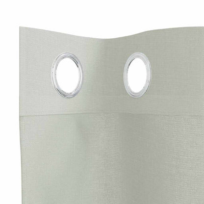 Tende in Voile con Occhielli 2 pz Grigio Chiaro 140x140 cm