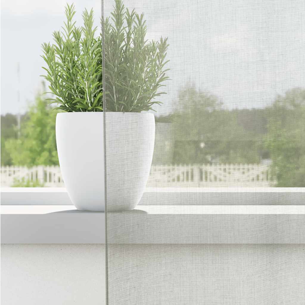 Tende in Voile con Occhielli 2 pz Grigio Chiaro 140x175 cm