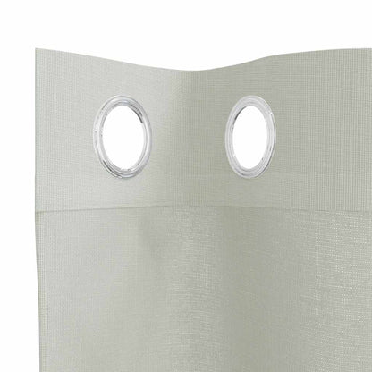 Tende in Voile con Occhielli 2 pz Grigio Chiaro 140x225 cm