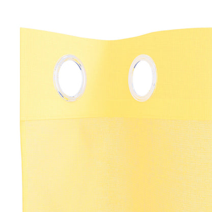 Tende in Voile con Occhielli 2 pz Giallo