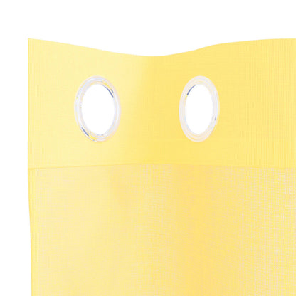 Tende in Voile con Occhielli 2 pz Giallo