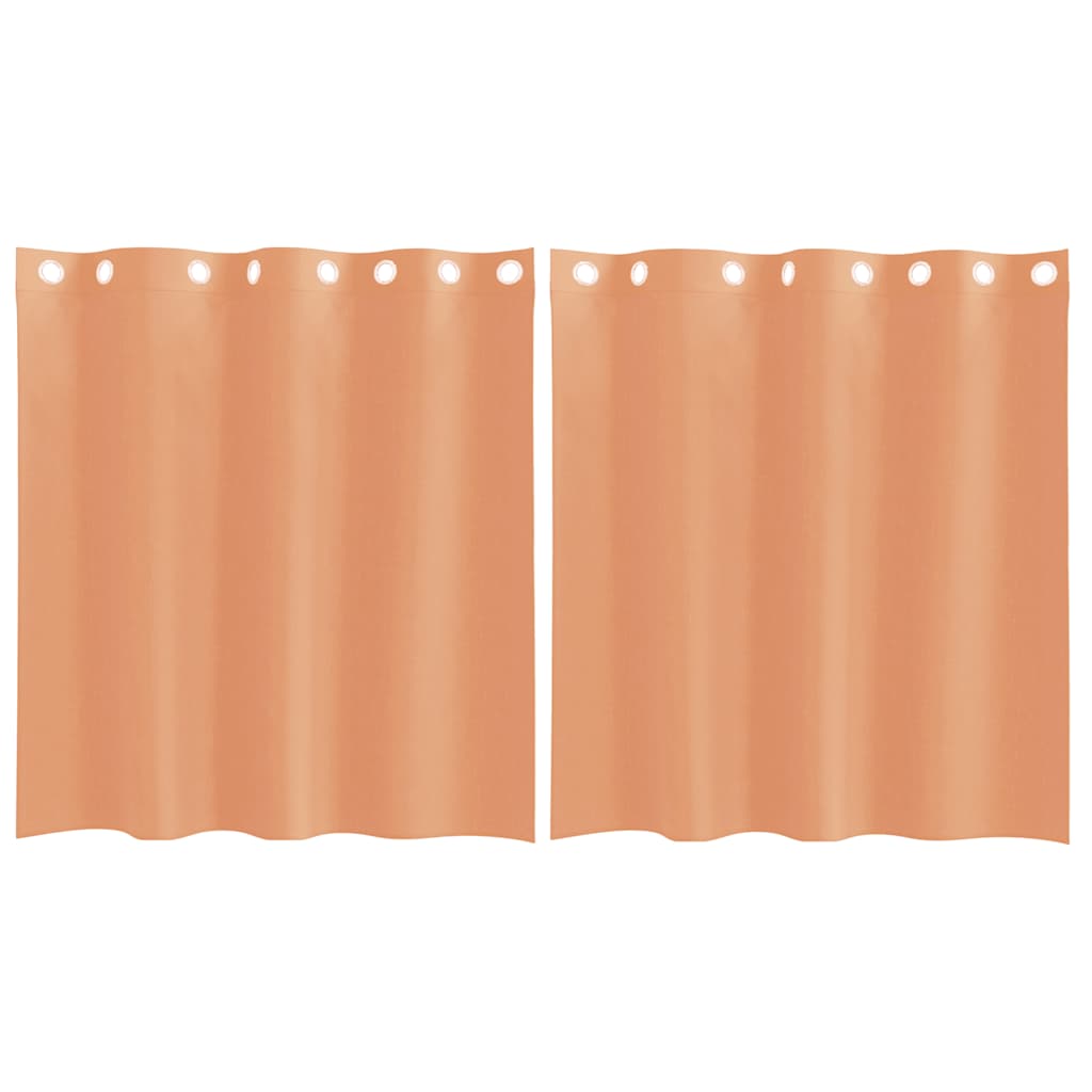 Tende in Voile con Occhielli 2 pz Terracotta