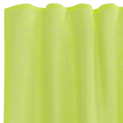 Tende in Voile con Tasche per Aste 2 pz Verde Mela