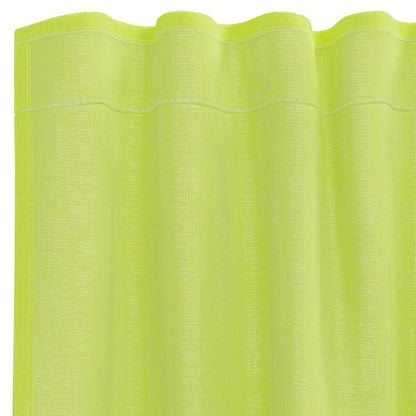Tende in Voile con Tasche per Aste 2 pz Verde Mela