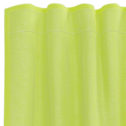Tende in Voile con Tasche per Aste 2 pz Verde Mela
