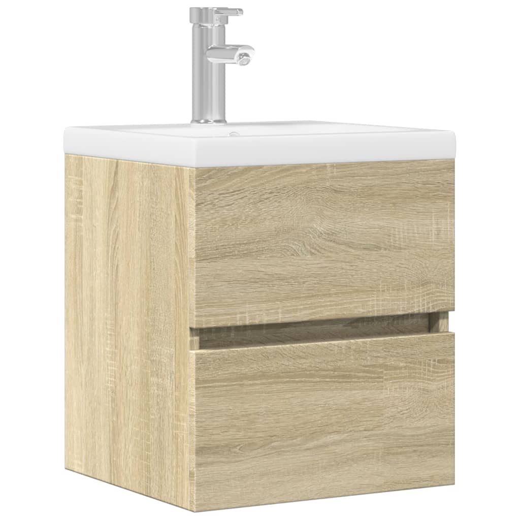 Mobile Lavabo Rovere Sonoma 41x38,5x45 cm in Legno Multistrato