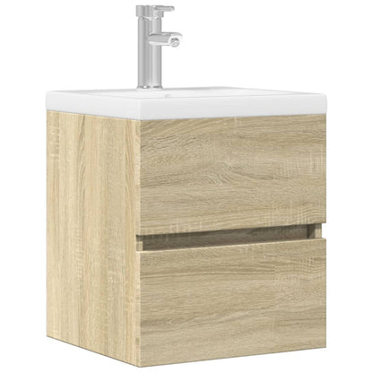 Mobile Lavabo Rovere Sonoma 41x38,5x45 cm in Legno Multistrato