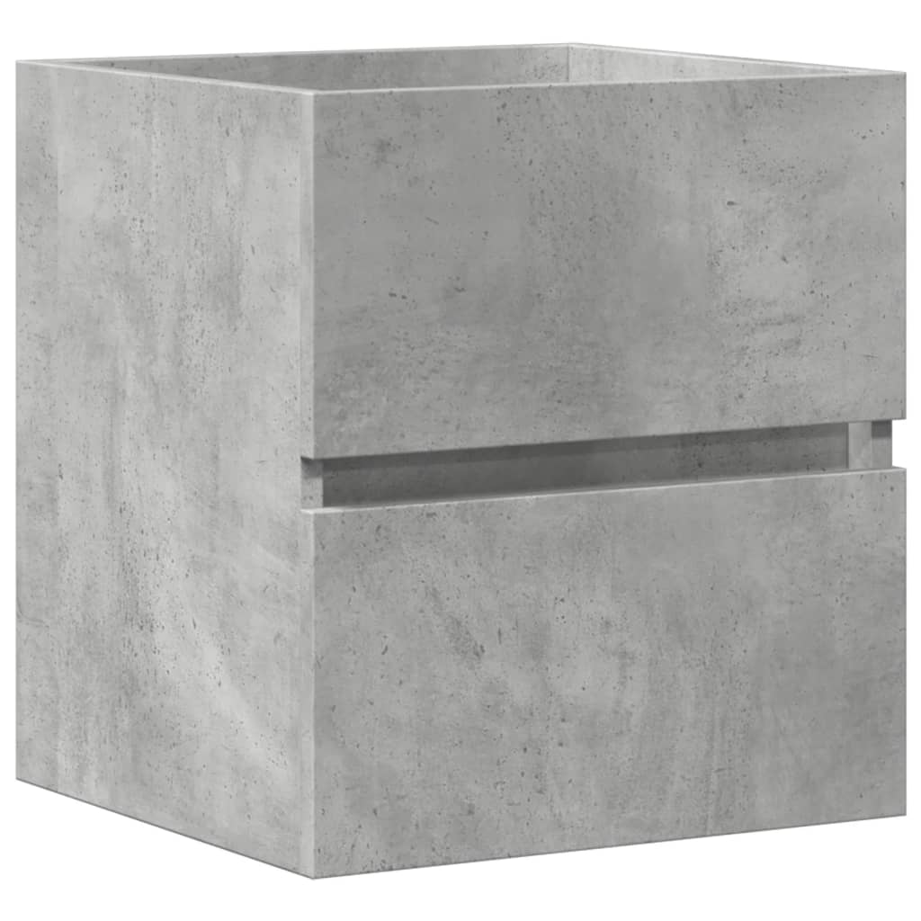 Mobile Lavabo Grigio Cemento 41x38,5x45 cm in Legno Multistrato
