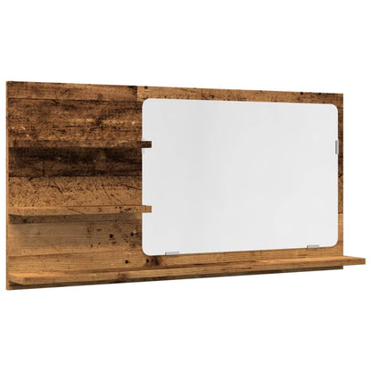 Mobile da Bagno Legno Antico 90x11x45 cm in Truciolato