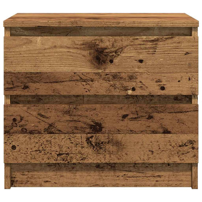 Comodino Legno Antico 50x40x43.5 cm in Legno Multistrato