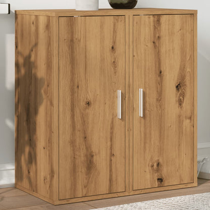 Scarpiere 2 pz Rovere Artigianale 32x35x70 cm in Truciolato