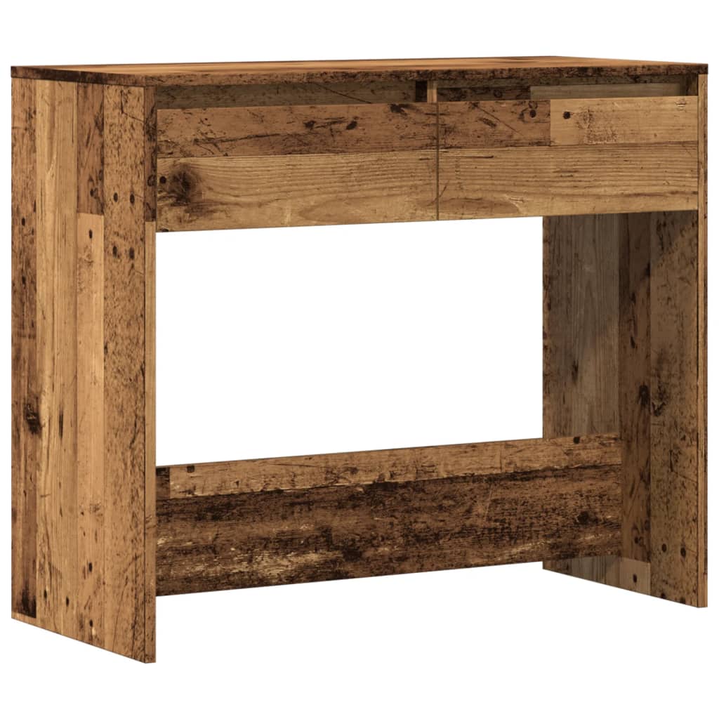 Tavolino Consolle Legno Vecchio 89x41x76,5 cm in Truciolato