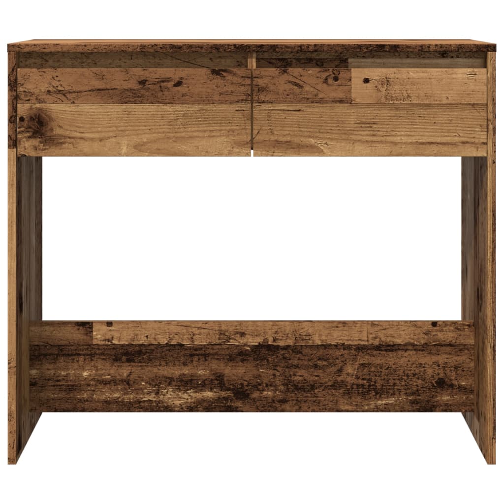 Tavolino Consolle Legno Vecchio 89x41x76,5 cm in Truciolato