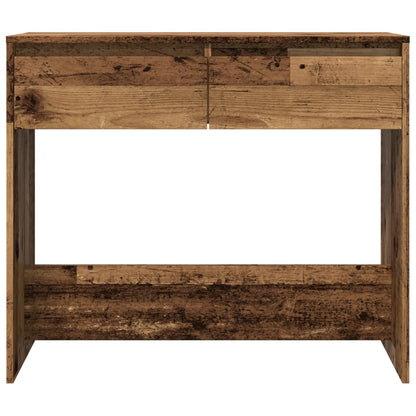 Tavolino Consolle Legno Vecchio 89x41x76,5 cm in Truciolato