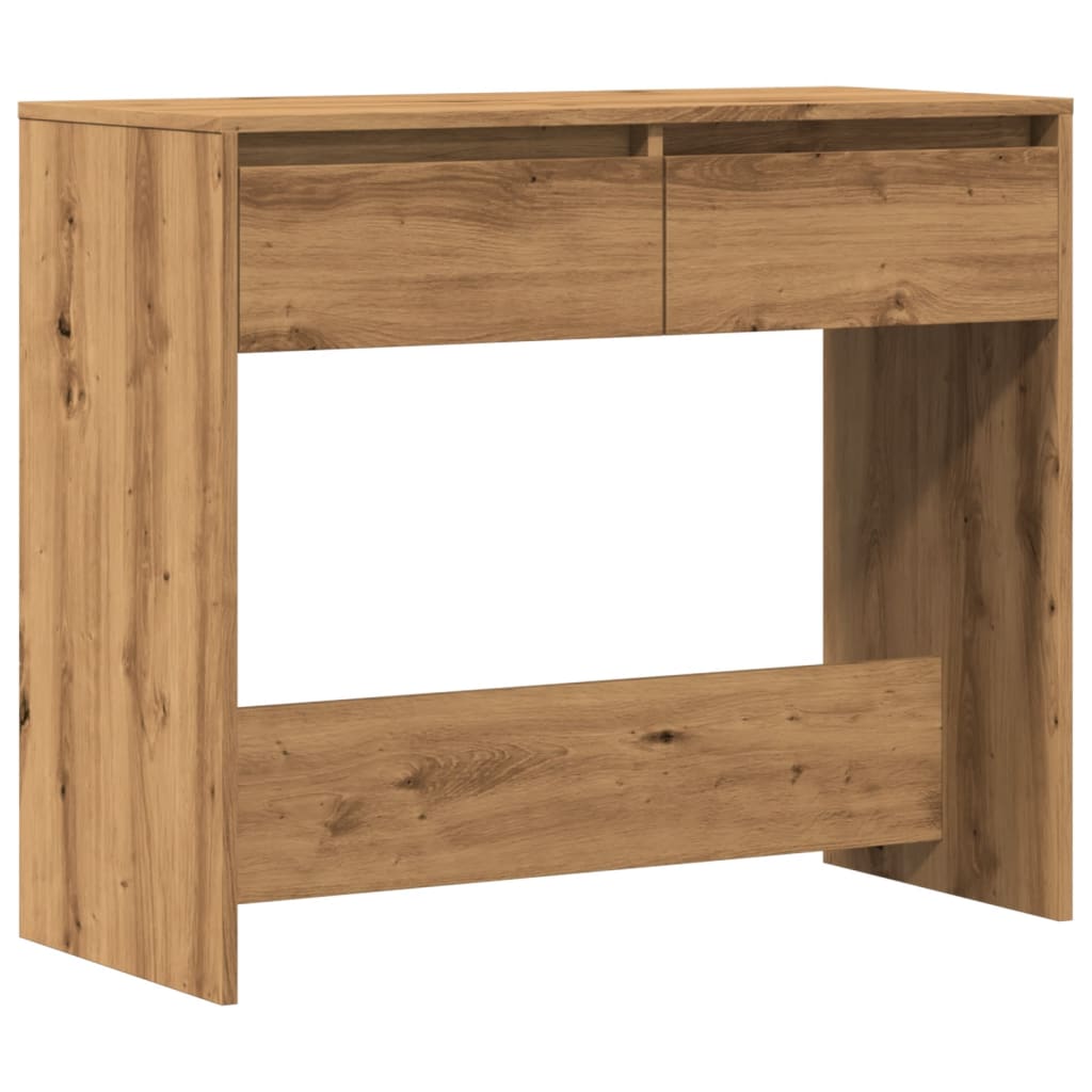 Tavolo Consolle Rovere Artigianale 89x41x76,5cm in Truciolato