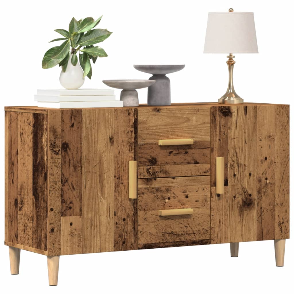 Credenza Legno Antico 100x36x60 cm in Legno Multistrato