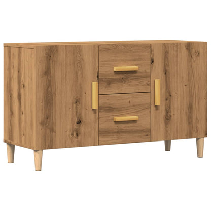 Credenza Rovere Artigianale 100x36x60 cm in Legno Multistrato